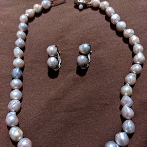 Vintage 1960s Freshwater 15inch Pearl Necklace